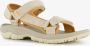Kjelvik dames wandelsandalen beige oranje - Thumbnail 1