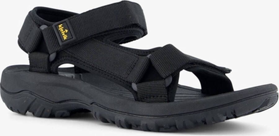 Kjelvik dames wandelsandalen zwart