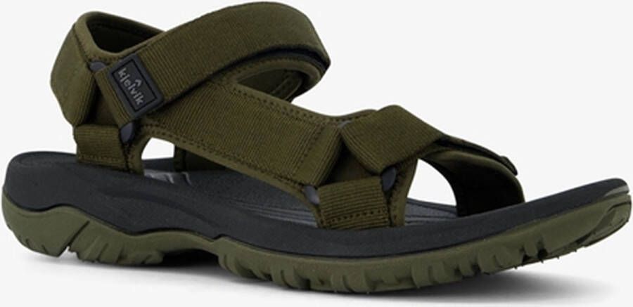 Kjelvik heren wandelsandalen groen