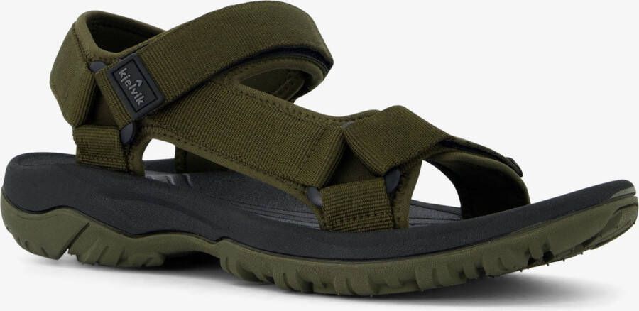 Kjelvik heren wandelsandalen groen