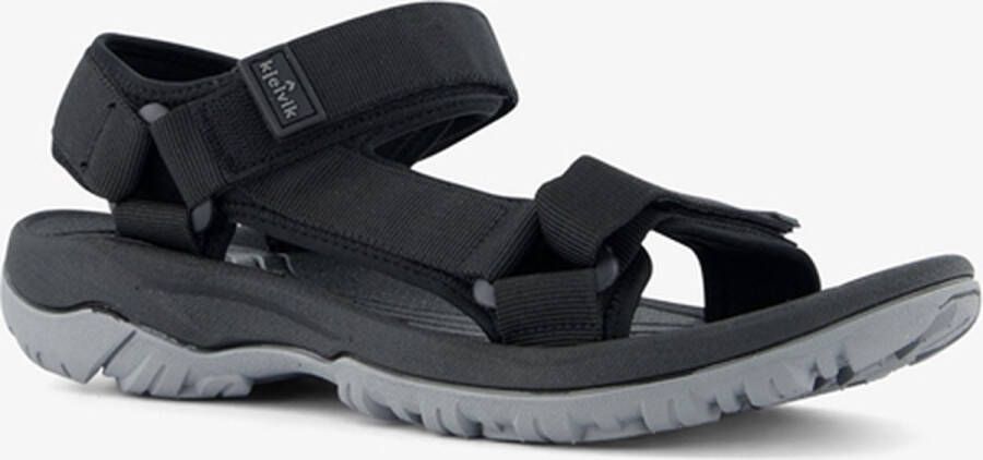 Kjelvik heren wandelsandalen zwart