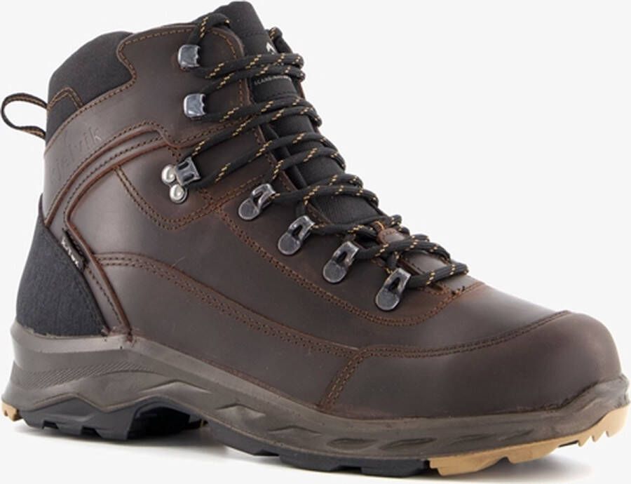 Kjelvik leren wandelschoenen Bruin Uitneembare zool