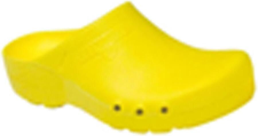 Klimaflex Medische Klompen Medische schoenen Zorg Schoenen PU antislip zool Clogs Geel