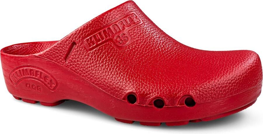 Klimaflex Medische Klompen Medische schoenen Zorg Schoenen PU antislip zool Clogs Rood
