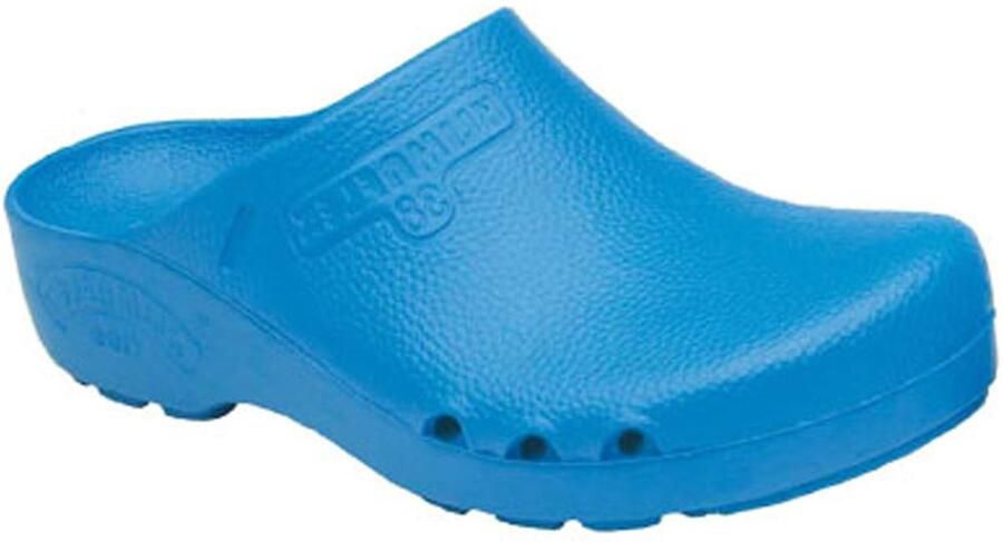 Klimaflex Medische Klompen Medische schoenen Zorg Schoenen PU antislip zool Clogs Skyblue - Foto 2