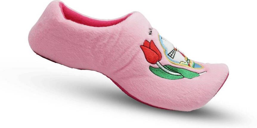 Klompsloffen roze boer boerin Maatkeuze