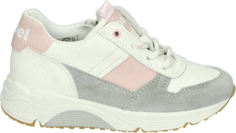 Koel4Kids 30M003.121-610~~~~~~~~~~~~~~~~ MeisjesLage schoenenKindersneakers Wit beige