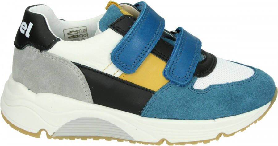 Koel4kids 30m004 Lage sneakers Leren Sneaker Jongens Blauw - Schoenen.nl