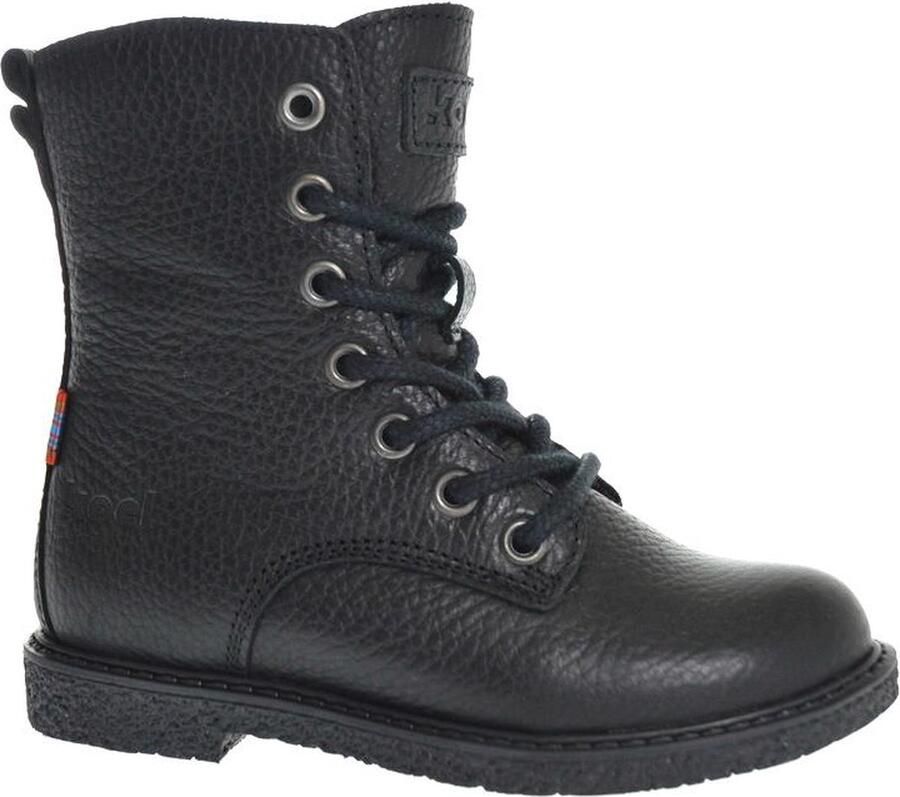 Koel4Kids 11M002 Meisjes Veterboot Zwart