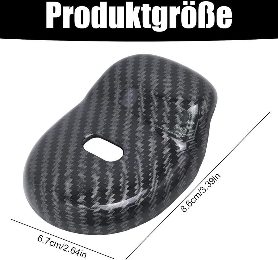 Kofferklepbescherming van koolstofvezel stijlvol en beschermend voor Smart ForTwo