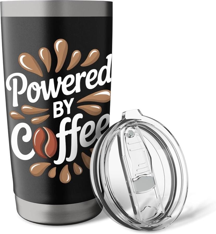 Koffiebeker met dubbele wand roestvrij staal