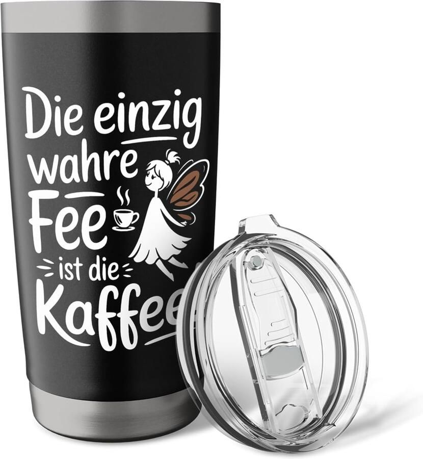Koffiebeker met dubbele wand roestvrij staal