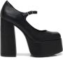 Koi Darkbloom Black Platform Heels Hoge Hakken zwart Polyurethaan - Thumbnail 1