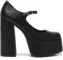 Koi Darkbloom Black Platform Heels Hoge Hakken zwart Polyurethaan - Thumbnail 2