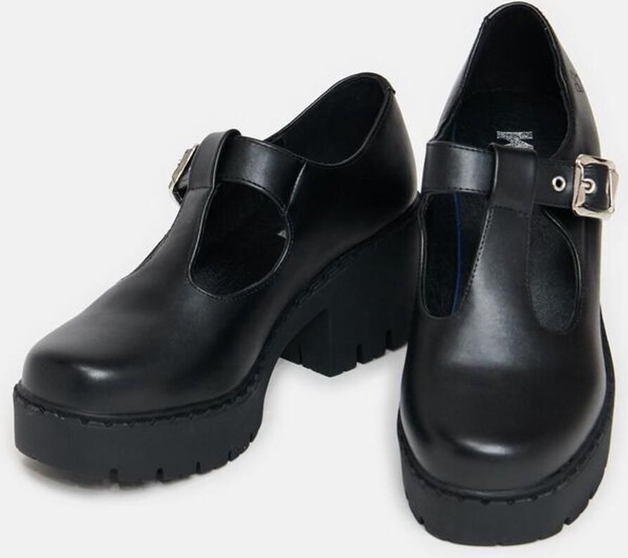 Koi Kazuki Switch Mary Janes Hoge Hakken zwart Polyurethaan