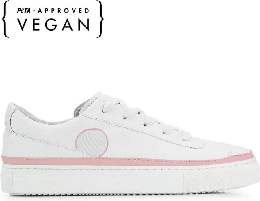 Komrads vegan sneakers APLS Maça Low Antique Rose Schoen uit duurzaam en gerecycleerd materiaal wit