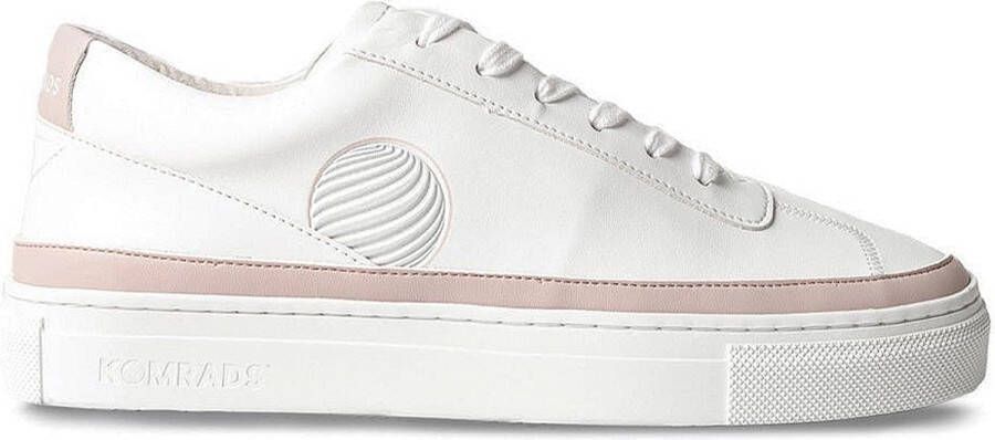 Komrads vegan sneakers APLS Maça Low Antique Rose Schoen uit duurzaam en gerecycleerd materiaal Wit