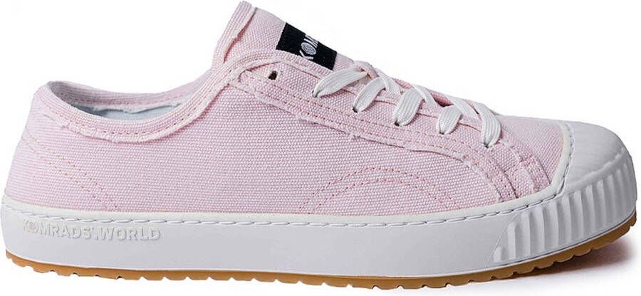 Komrads vegan sneakers ICNS Spartak Antique Rose Schoen uit duurzaam en gerecycleerd materiaal Roze