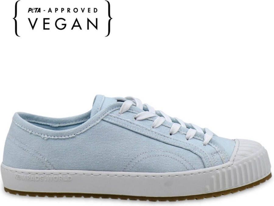 Komrads vegan sneakers ICNS Spartak Baby Blue Schoen uit duurzaam en gerecycleerd materiaal Blauw