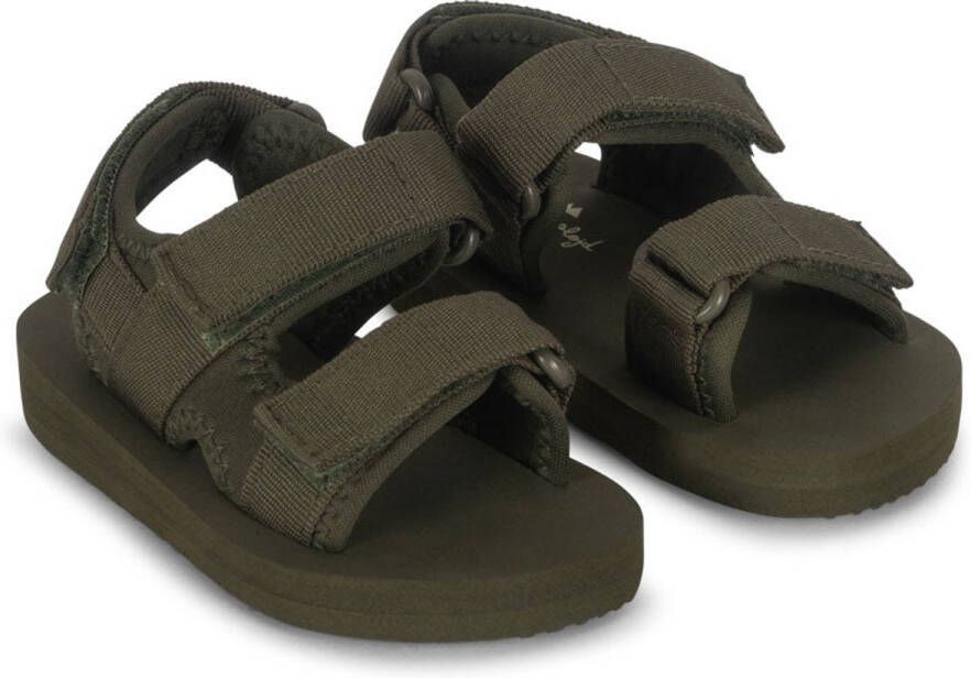 Konges Slöjd Konges Sløjd Sun Sandal Solid Zomersandalen Kindersandaal Burnt Olive