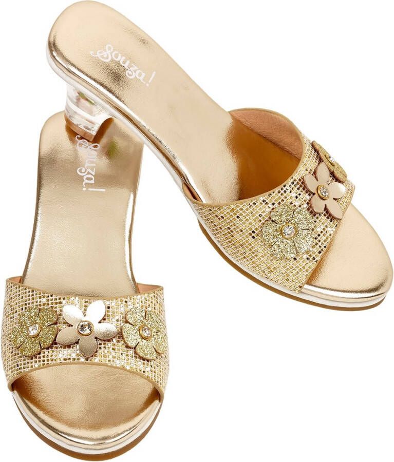 Konges Slöjd Souza Slipper Hoge hak Ellina Goud Metallic