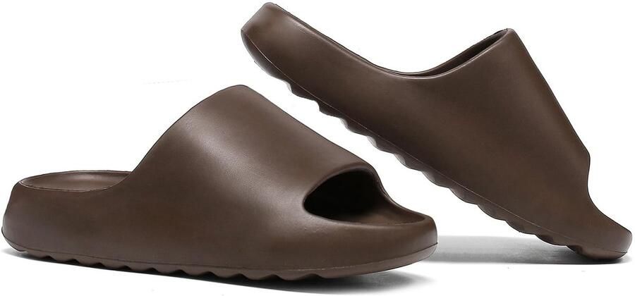 Kraftverdia Heren Slippers Kokospantoffels Zomersandalen EVA met Dikke Zolen Zachte Comfortabele Bodem en Antislip Strand & Casual Schoeisel 42-43 )