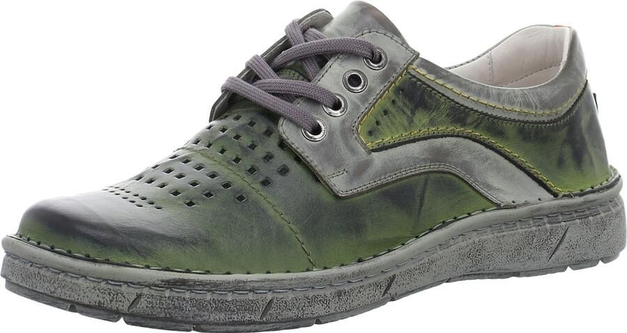 KRISBUT heren veterschoenen groen