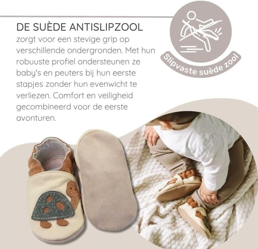 Kruipschoenen voor en in verschillende designs