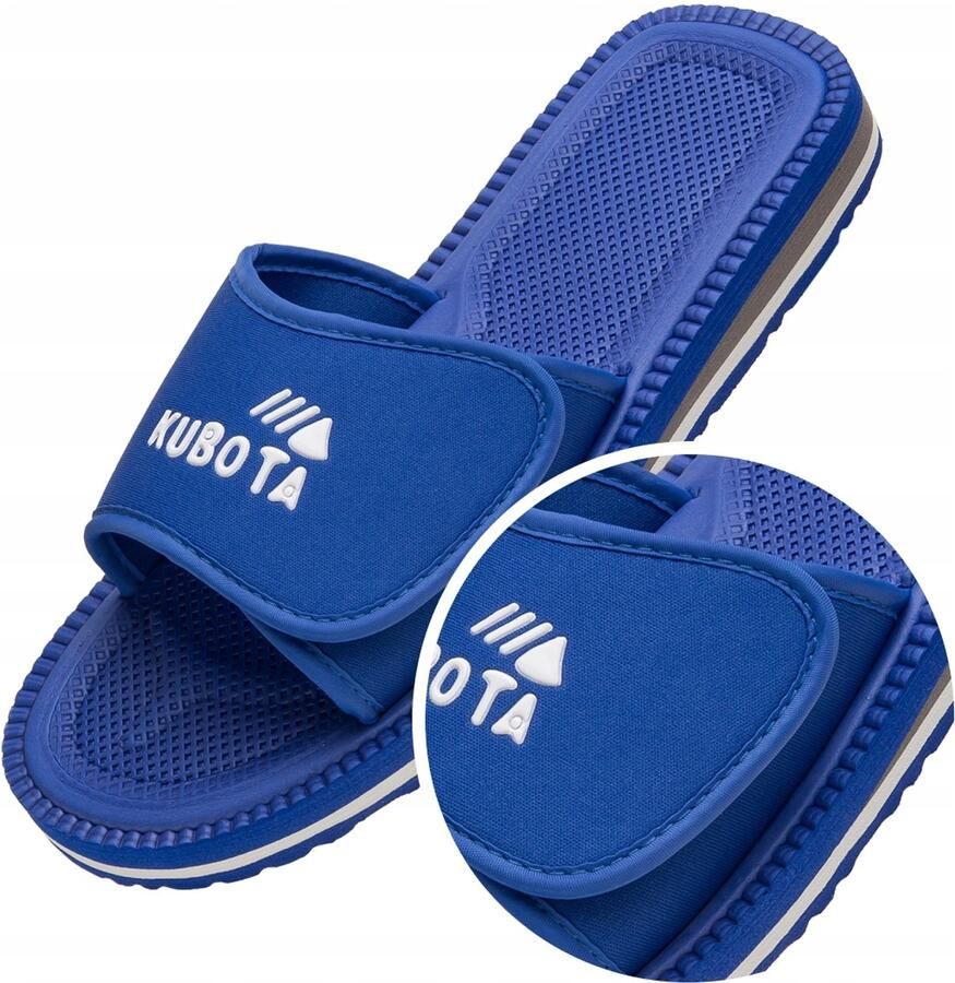 Kubota Heren Slippers Blauw Comfortabel & Licht