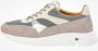 Kunoka ARI platform sneaker beige silver Sneakers Dames Beige Zilver Wit - Thumbnail 1