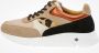 Kunoka ARI platform sneaker fierce leopard Sneakers Dames Beige Wit Zwart Luipaardprint Oranje - Thumbnail 1