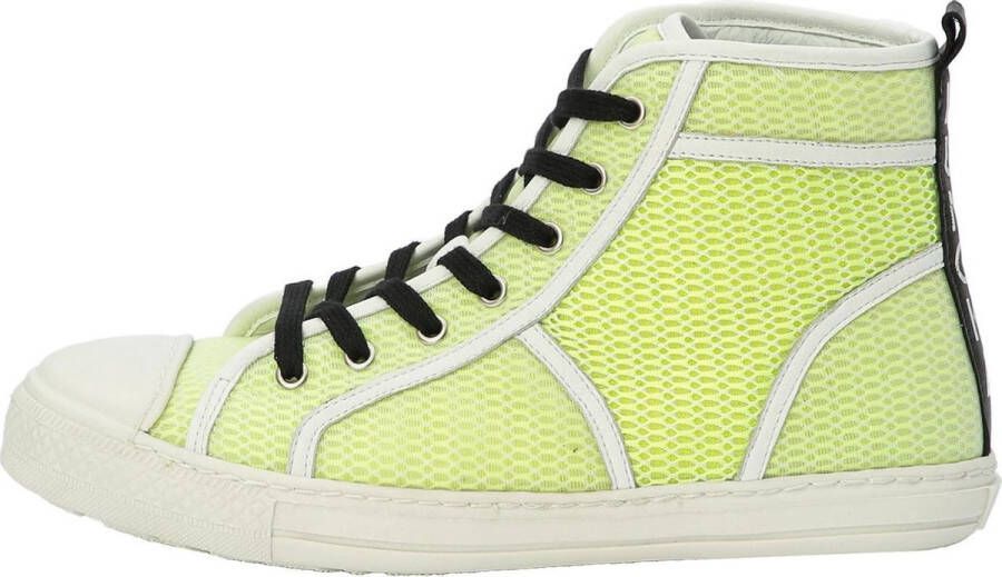 Kunoka IGOR high-top sneaker fluo yellow Sneakers Dames Geel