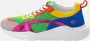 Kunoka IZZI platform sneaker Parrot Sneakers Dames Veelkleurig - Thumbnail 1