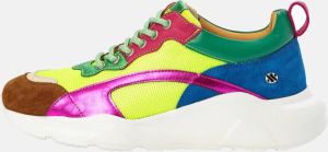 Kunoka IZZI platform sneaker sun Sneakers Dames Geel Roze Blauw Groen