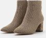 Kurt Geiger London Fabric Ankle Boot Enkellaarsjes Enkelboots met rits Dames Goud - Thumbnail 10