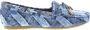 Kurt Geiger Dames Instappers & Ballerina's Eagle Moccasin Denim Jeansblauw - Thumbnail 2