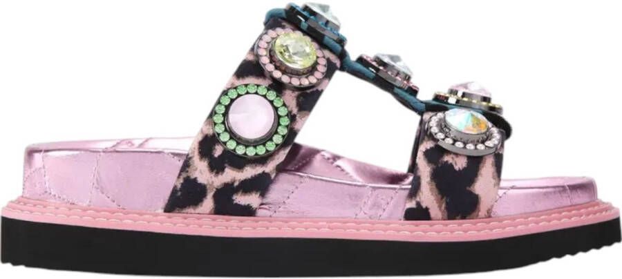 Kurt Geiger Dames Sandalen Roze 9107157289 57 Orson Crystal