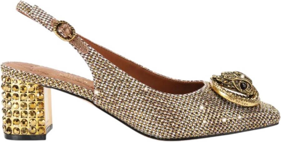 Kurt Geiger Dames Schoen Goud 3415040609 225 Chelsea Block