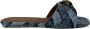 Kurt Geiger Dames Slipper Blauw 8496188669 88 Kensington Flat Sandal - Thumbnail 4
