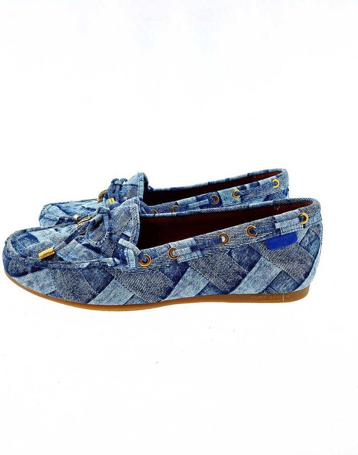 Kurt Geiger Eagle moccasin instapper blauw