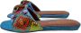Kurt Geiger Kensington Flat Jewel slipper turqoise 40 - Thumbnail 7