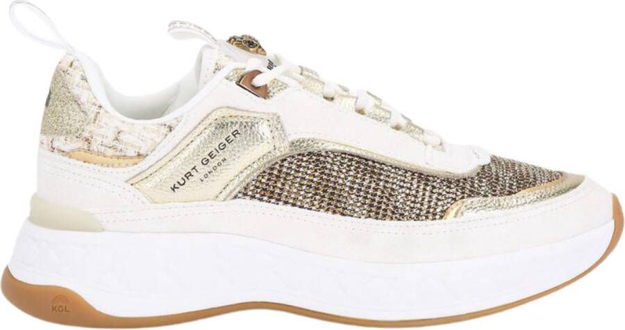 KURT GEIGER LONDON Lage Sneakers Dames Kensington Sneaker Maat: 37 Materiaal: Leer Kleur: Beige - Foto 2