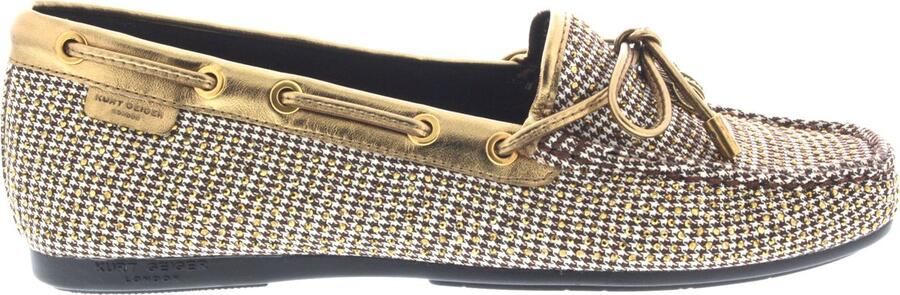 KURT GEIGER LONDON Mocassins Dames Eagle Moccasin Maat: 36 Materiaal: Textiel Kleur: Beige - Foto 7