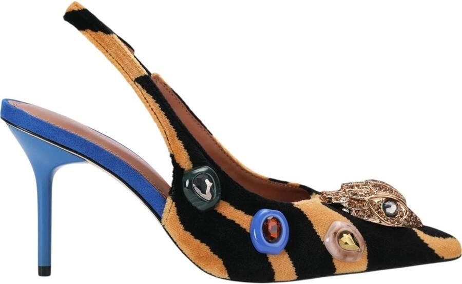 Kurt Geiger Dames Pump Goud 6139999789 Loulou Eagle Sling