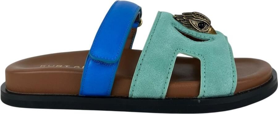 Kurt Geiger Dames Sandaal Blauw 4732689239 89 Eagle Cut Out