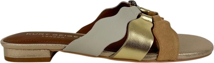Kurt Geiger Dames Sandaal Goud 5595266129 66 Sun Wave