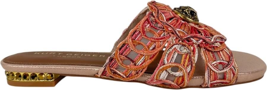 Kurt Geiger Dames Slipper Roze 5600557999 57 Chelsea Woven