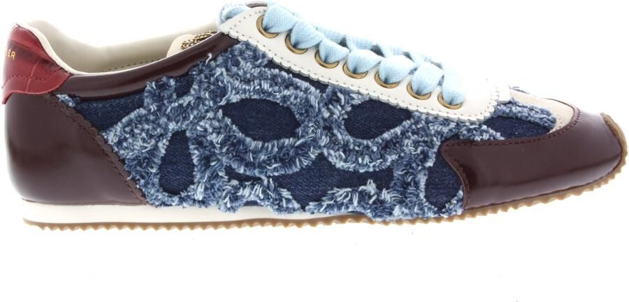 Kurt Geiger Dames Sneakers Islington Sneaker Denim Jeansblauw