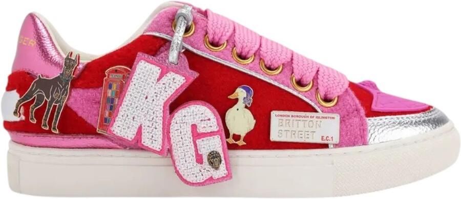Kurt Geiger Dames Sneakers Rood 6148750609 Southbank
