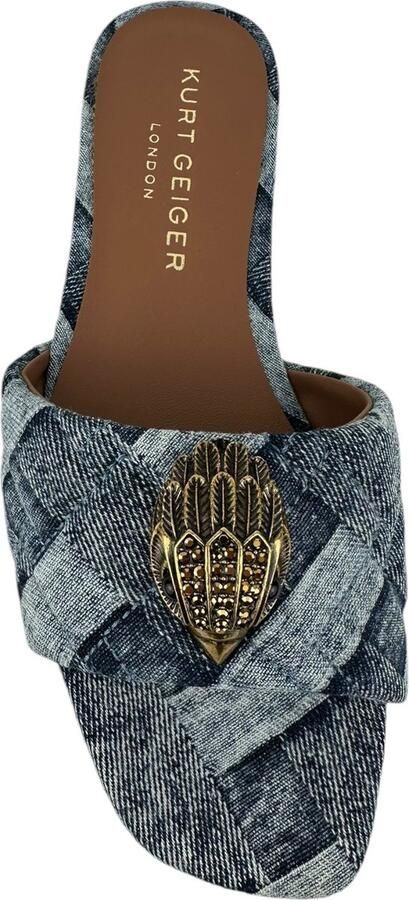 Kurt Geiger Dames Slipper Blauw 8496188669 88 Kensington Flat Sandal - Foto 2